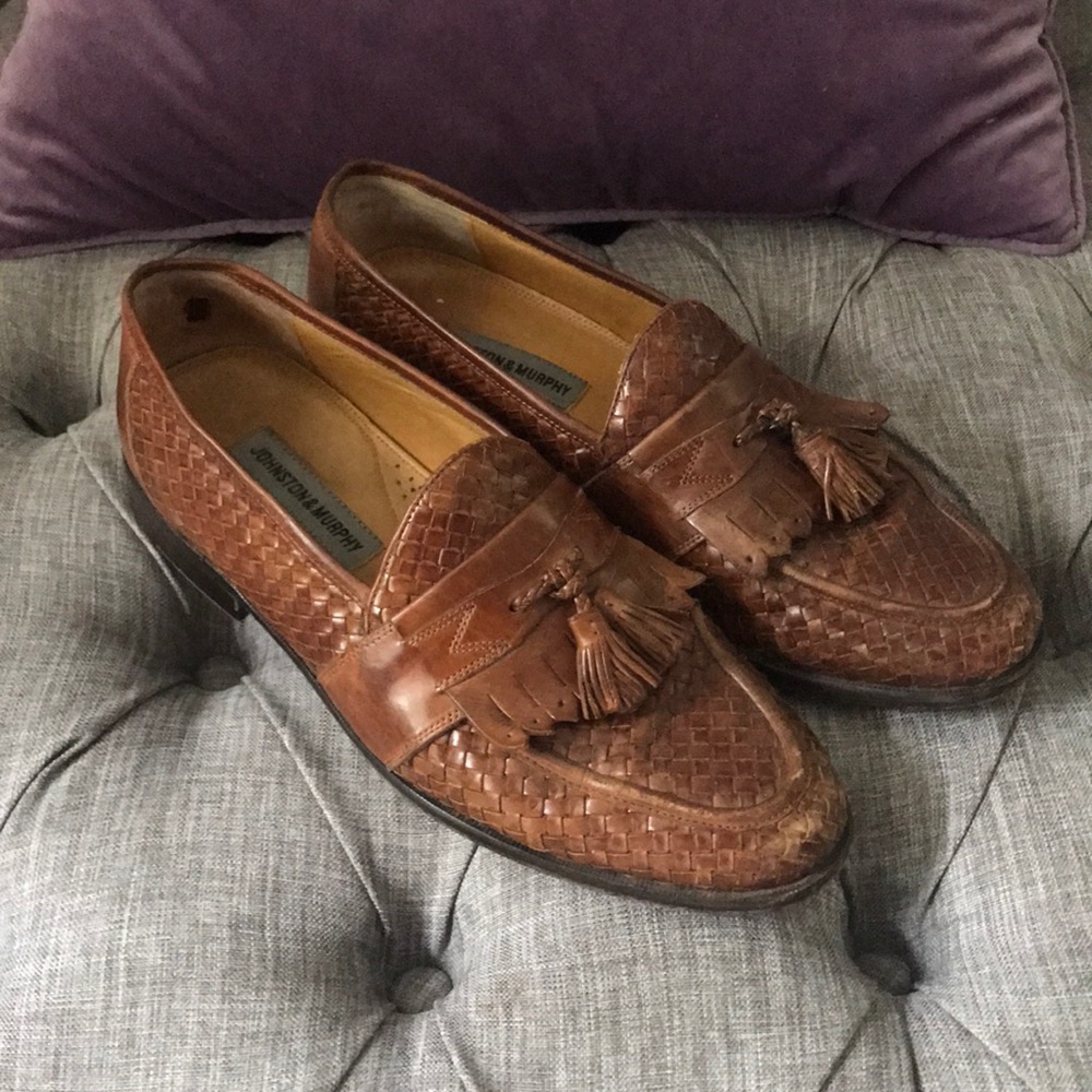 Brown Leather Shoes Johnston & Murphy